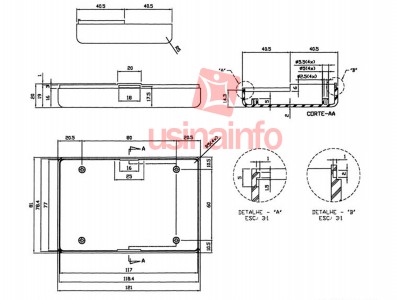 Caixa Patola / Case para Montagem 33 x 81 x 121 mm - PB-603 - Imagem 6