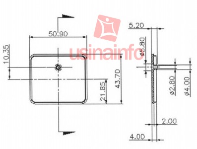 Caixa Patola / Case para Montagem 27 x 44 x 51 mm - PB-062/2 - Imagem 5