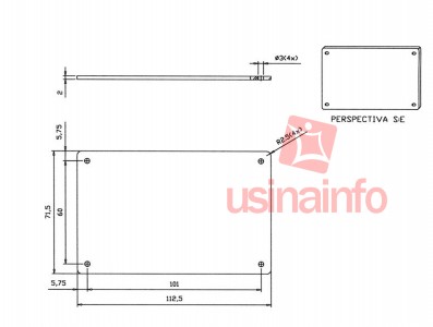 Caixa Patola / Case para Montagem 32 x 75 x 116 mm - PB-108 - Imagem 7