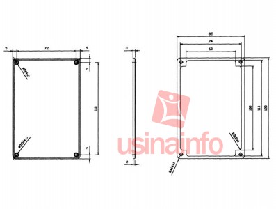 Caixa Patola / Case para Montagem 53 x 85 x 124 mm - PB-112 - Imagem 5