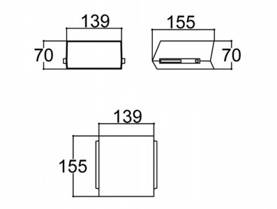 Caixa Patola / Case para Montagem 70 x 139 x 155 mm - PB-211 - Imagem 5