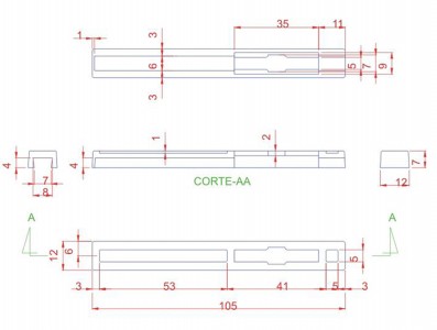 Caixa Patola / Case para Montagem 70 x 139 x 155 mm - PB-211 - Imagem 7