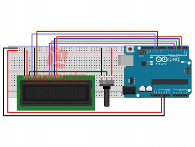 Display LCD 16x2 com fundo azul - Imagem 5