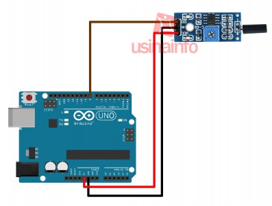 Módulo Sensor de Vibração para Arduino - SW-18015P - Imagem 5