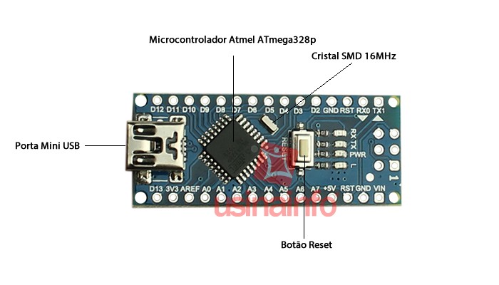 Arduino NANO V3.0 Compatível - [1007995]