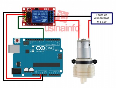 Mini bomba de água (d’água) para Arduino - RS-360SH - Imagem 6