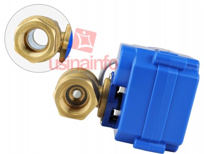 Válvula Motorizada Esfera 2 Vias 1/2" 12V DC - DN15 - Imagem 3