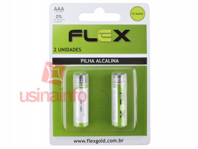 Pilha Alcalina AAA 1,5V - Kit com 2 unidades - Imagem 1