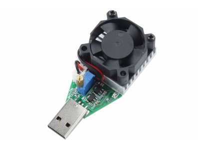 Simulador de Carga Resistiva Ajustável 0.15A a 3A USB com Cooler W315 - Imagem 1