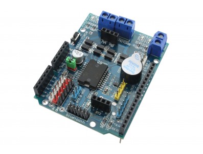 Motor Shield L298 Driver Ponte H com Interfaces para Servo e Bluetooth - Imagem 1