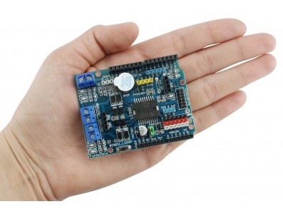 Motor Shield L298 Driver Ponte H com Interfaces para Servo e Bluetooth - Imagem 4