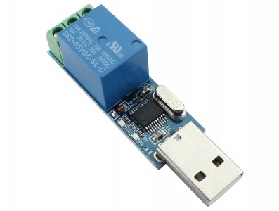 Módulo Relé 1 Canal USB com Conversor CH340 - Imagem 2