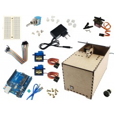 Useless Box / Caixa Inútil Completa BS100 para Arduino + Manual de Montagem