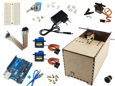 Useless Box Arduino / Caixa Inútil Completa - BS100 - Imagem 1