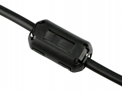 Núcleo de Ferrite Supressor / Clip Conector Filtro Emi Rfi Para Cabos até 5mm - Imagem 3