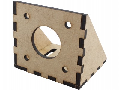 Suporte para Motor de Passo Nema 17 42x42mm em MDF - SN42 - Imagem 2