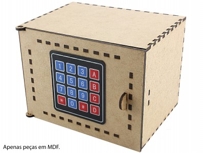 Case em MDF para Cofre Arduino CA100 - Imagem 2