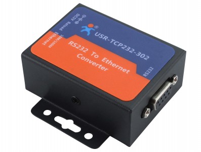 Conversor RS232 para Ethernet TCP/IP USR-TCP232-302 + Fonte de Alimentação - Imagem 2