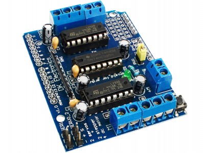 Motor Shield Arduino L293D Driver Ponte H - Imagem 1