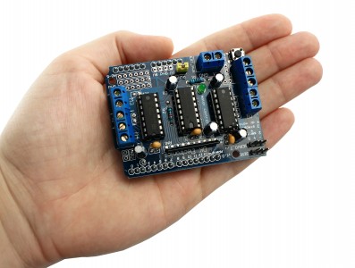 Motor Shield Arduino L293D Driver Ponte H - Imagem 4