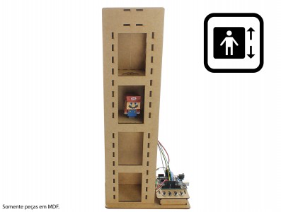 Estrutura em MDF para Elevador com Arduino EA50 - Imagem 2