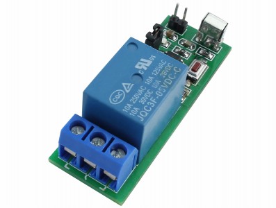 Relé com Controle Remoto Infravermelho 5V 10A 1 Canal - IR05V - Imagem 2