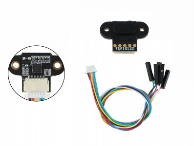 Sensor de Distância a Laser TOF10120 de Alta Precisão + Cabo - 10 a 180cm - Imagem 3