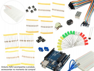 Kit Arduino Iniciante em Eletrônica 127 peças - US10  - Imagem 2