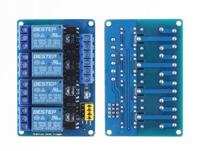 Módulo Relé 3V 10A 4 Canais com Optoacopladores - Imagem 3