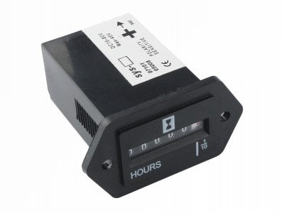 Horímetro Analógico 12V DC / Contador de Horas Eletromecânico 10-80VDC - SYS-2 - Imagem 2