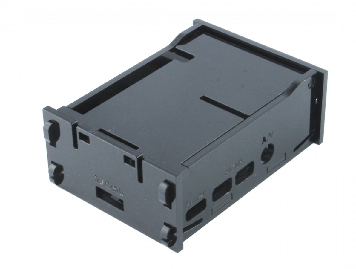 Case Para Raspberry Pi Modelo B Em Acr Lico Preto Usinainfo