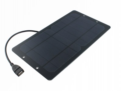 Mini Painel Solar Fotovoltaico 5V 1000mA com Saída USB - 145x248mm - Imagem 2