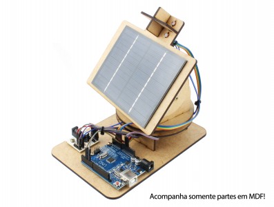 Estrutura em MDF para Rastreador Solar Arduino - Imagem 1