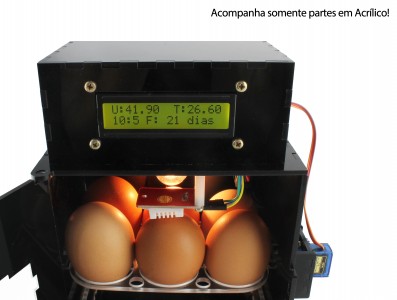 Estrutura em Acrílico para Chocadeira Arduino EGG - Imagem 3