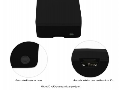 Case para Raspberry Pi 4 Oficial Preto - Imagem 4