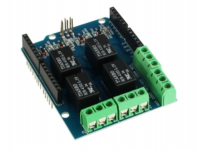 MODULO DE RELE PARA ARDUINO 5V 4 CANAIS - Imagem 2