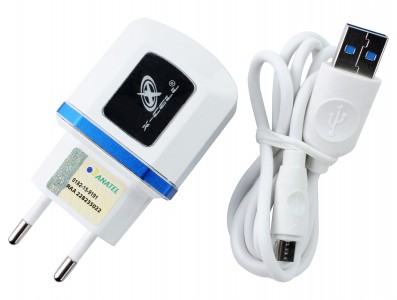 Fonte Chaveada 5V 4A USB Dupla para Arduino, ESP32 e Celular + Cabo Micro USB - Imagem 1