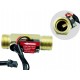 Sensor de Fluxo de Água YF-B7 G 1/2 1-25 l/min em Bronze com Sensor de Temperatura - Thumb 3