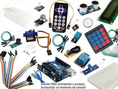 Kit Arduino Avançado + Arduino UNO R3 Original Itália - KS10 - Imagem 3