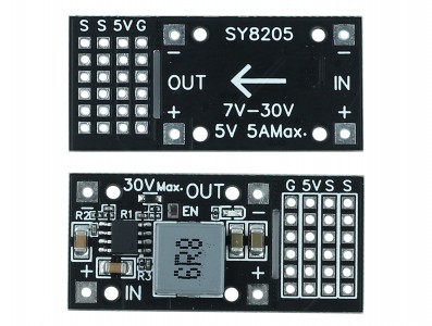 Regulador de Tensão 5V Step Down 7 a 30V SY8205 para Alimentação de Servo Motor - Imagem 3