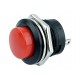 Pulsador Push Button NA / Chave Botão R13-507 6A Vermelho - Thumb 1