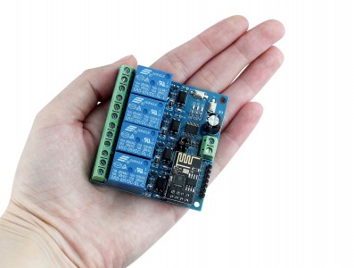 Módulo Relé 4 Canais 12V com ESP8266 Wifi IOT - Imagem 4