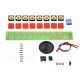 Kit Piano Elétrico DIY NE555 com 8 Teclas e Alto-Falante - Thumb 2