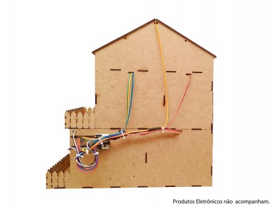 Estrutura em MDF para Casa Automatizada Domum com ESP32 ou Arduino - Imagem 3