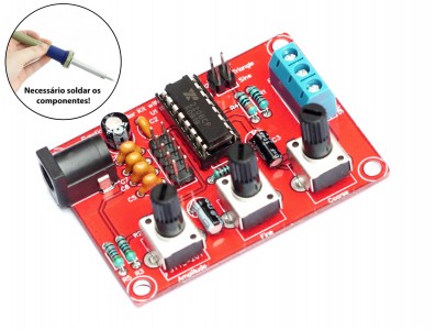 Gerador de Funções XR2206 DIY 1Hz a 1Mhz - Imagem 1