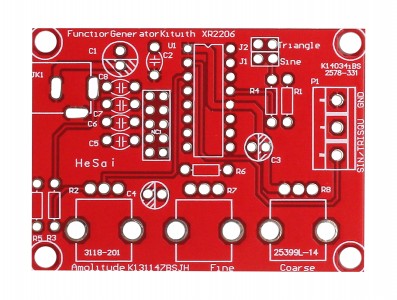 Gerador de Funções XR2206 DIY 1Hz a 1Mhz - Imagem 3