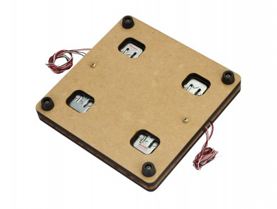 Balança para Arduino em MDF 6mm com 4 Células de Carga de 50kg - PL200 - Imagem 2