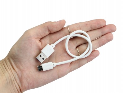 Cabo USB tipo C 30cm 3A Turbo para Raspberry Pi 4 e Celular - Branco - Imagem 4