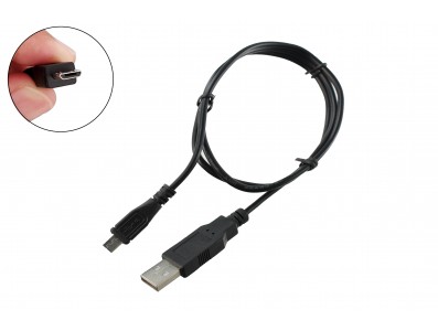 Cabo Micro USB para Arduino Leonardo, Yún, Micro, DUE, Raspberry Pi e Digispark - Preto - Imagem 1