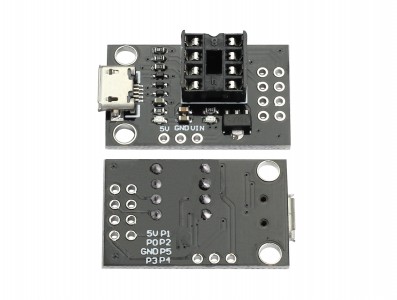 Módulo Programador Attiny85, Attiny13A, Attiny25 e Attiny45 com Micro USB - Imagem 3